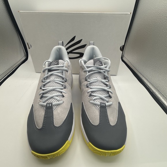 Under Armour Curry 3Z‎ 25 SDE Gray/White/Yellow 6000750-015 Men\'s Sz 11 main image 8